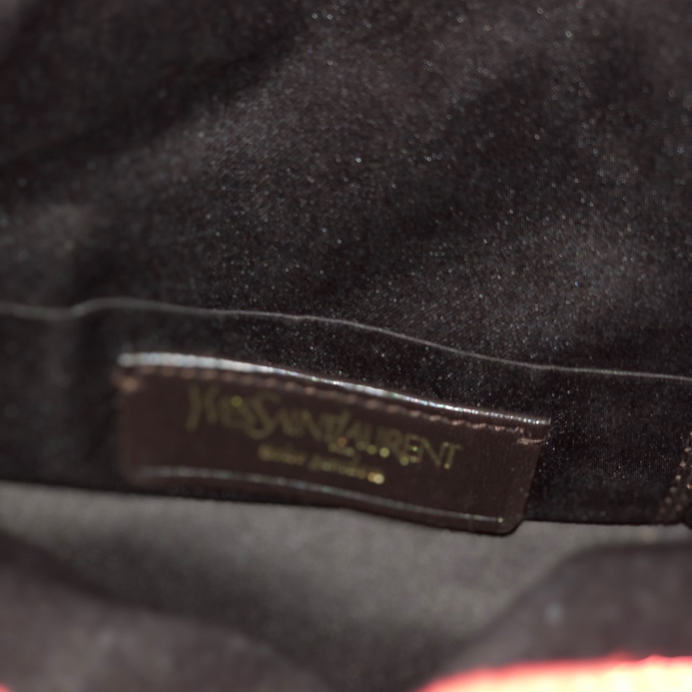 Stunning!YSL mini downtown patent red purse - Picture 8 of 9